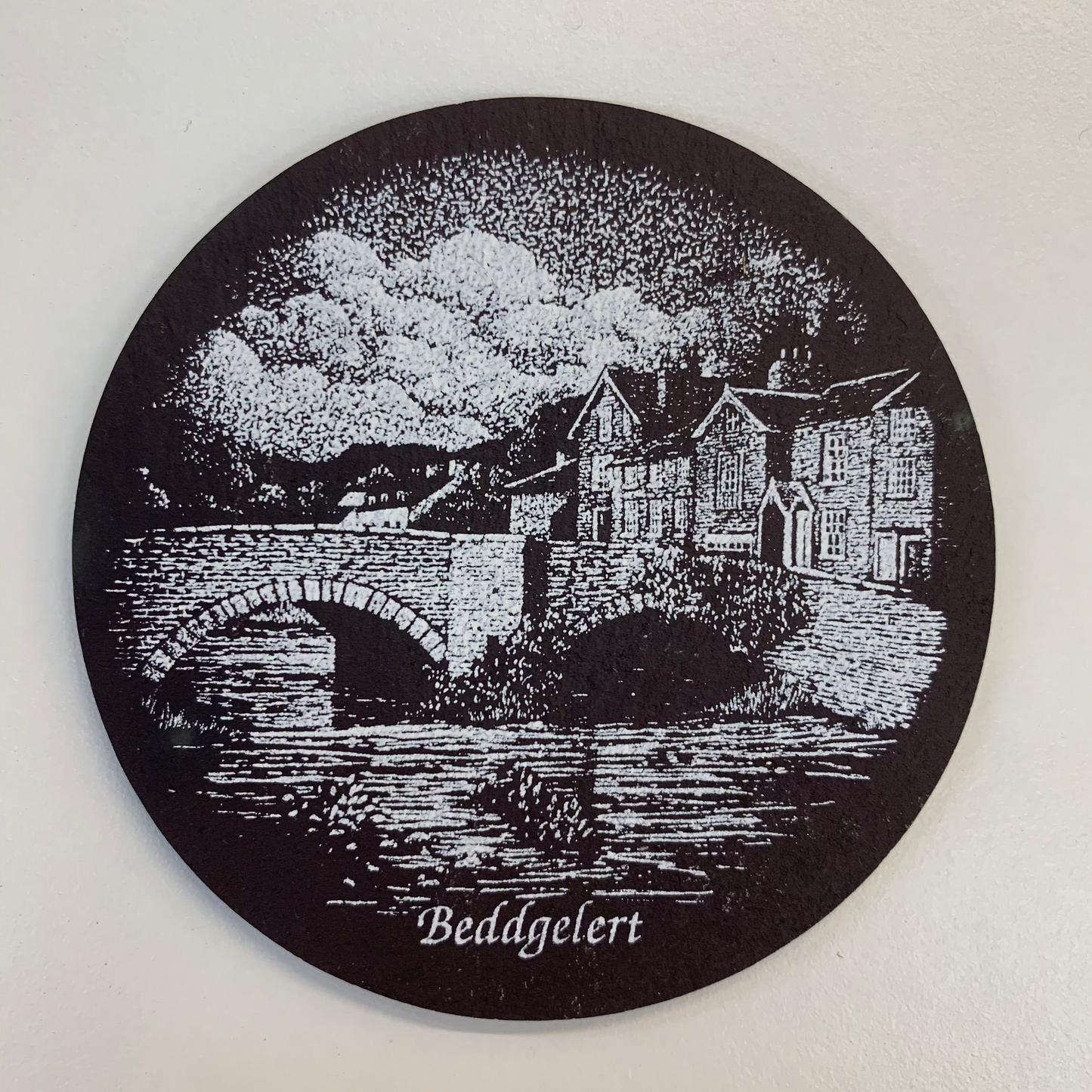 Beddgelert slate coaster