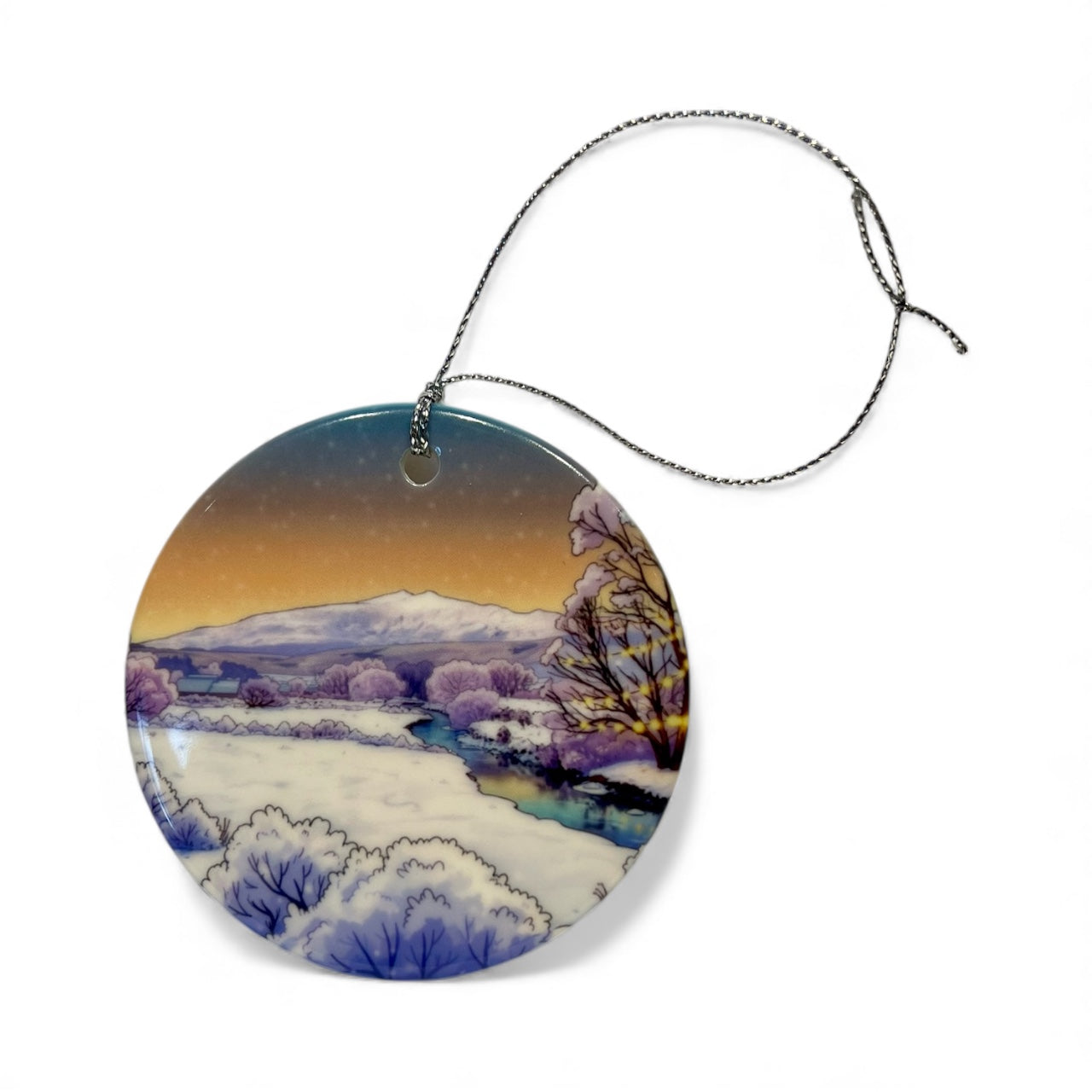 Snowdon / Yr Wyddfa hanging Christmas decoration