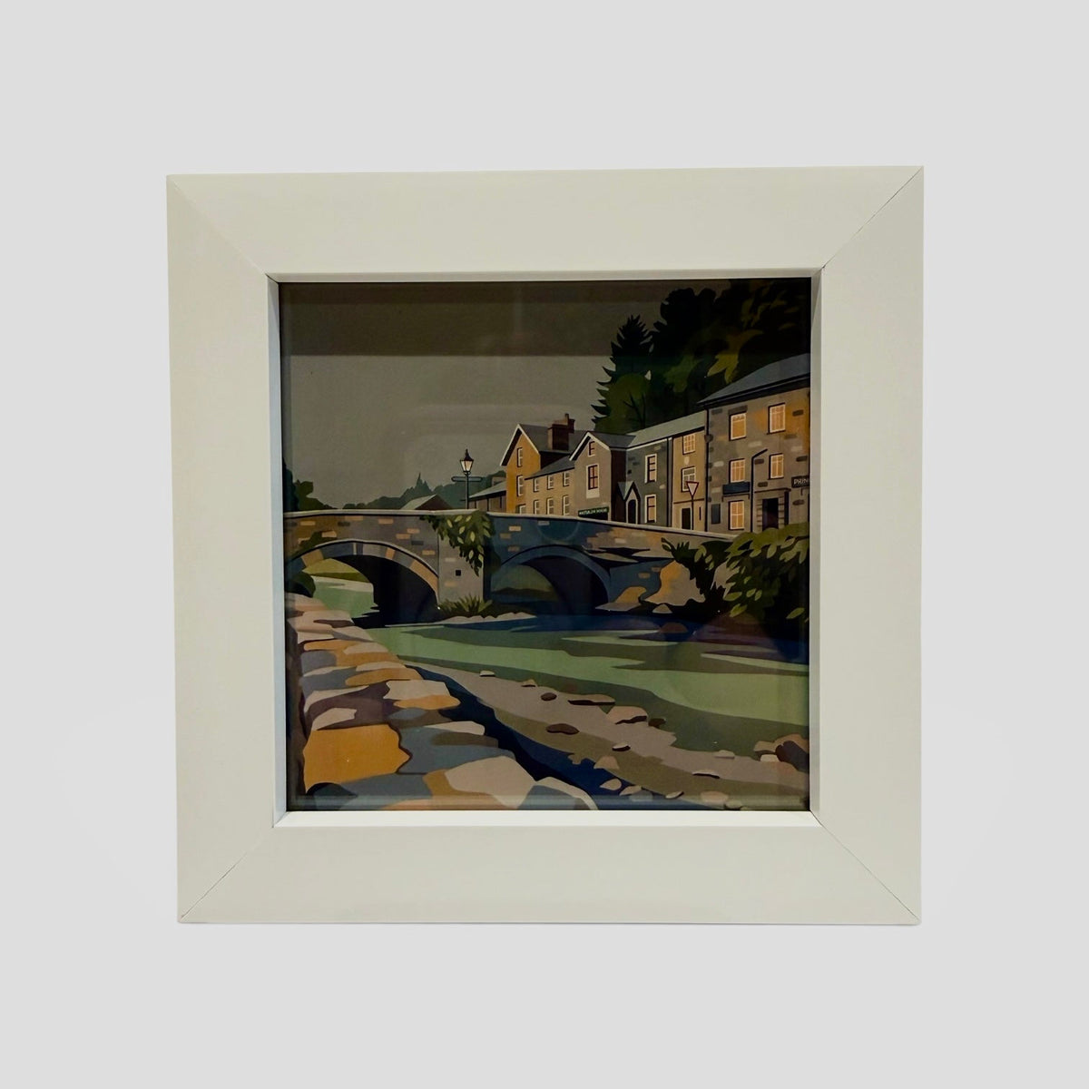 Small framed print of Beddgelert