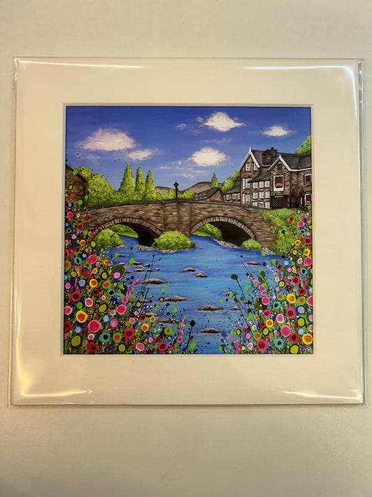 Beddgelert print by artist Jo Gough