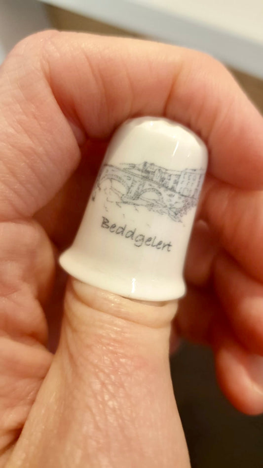 Ceramic Beddgelert Thimble