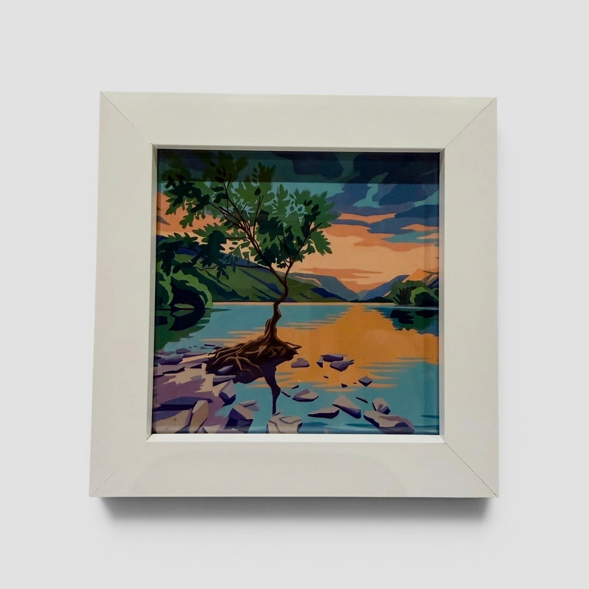 Small framed print of The Lonely Tree