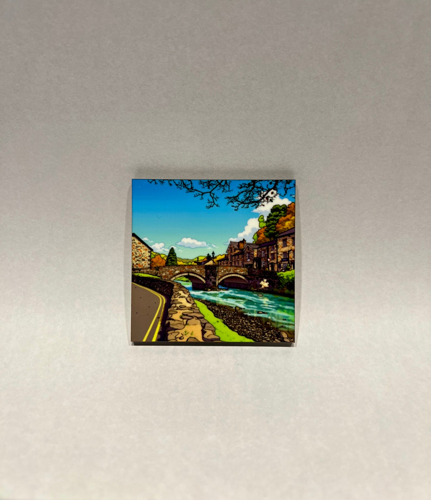 Wooden Beddgelert magnet