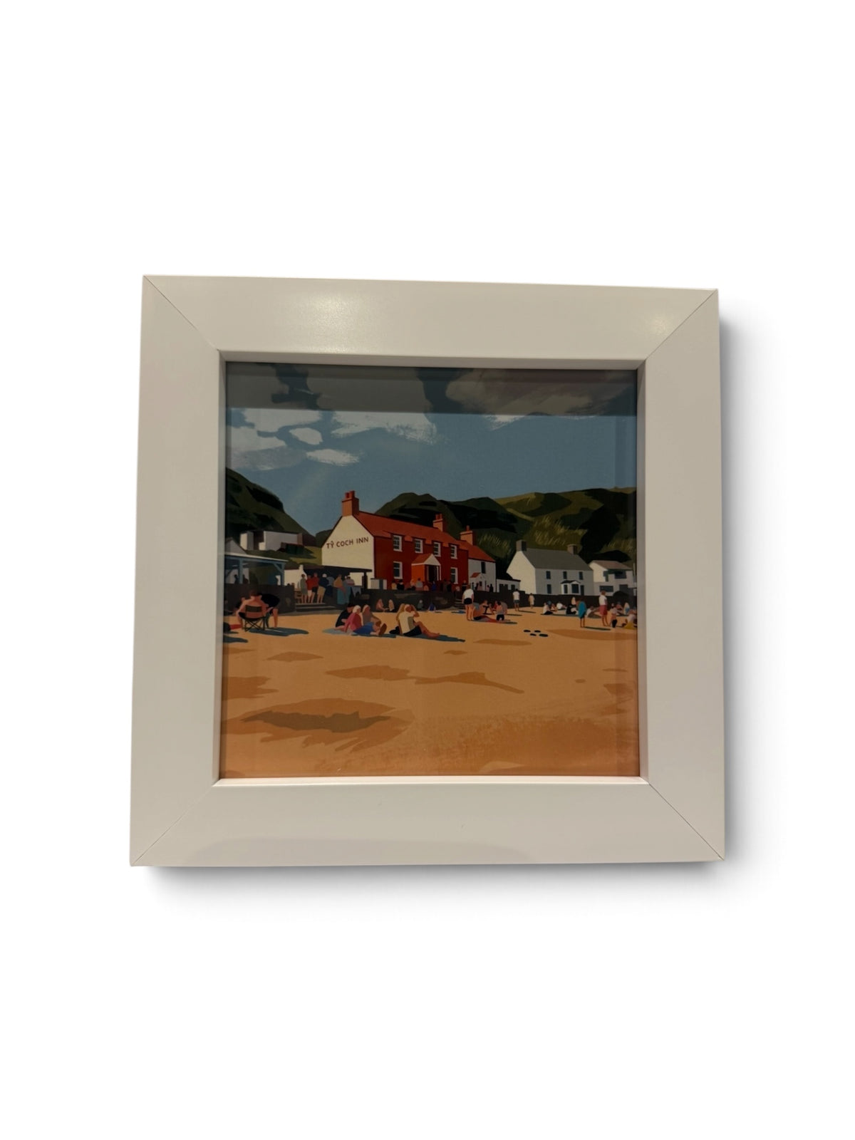 Small framed print of Ty Coch